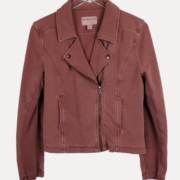 Marrakech Cotton stretch Moto Jacket - Picture 2 of 7